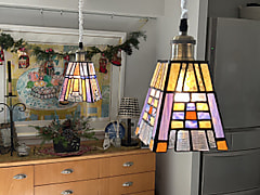 亀谷明子さん作　２つのペンダントライト